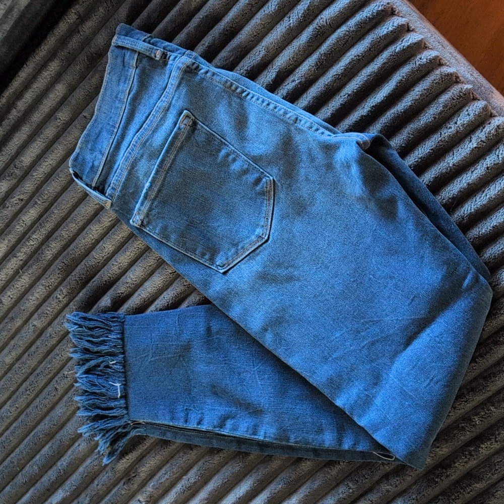 Frame Denim The Skinny Jean Blue Denim Called Lambeth